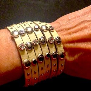 Brighton Leather Studded Bracelet
